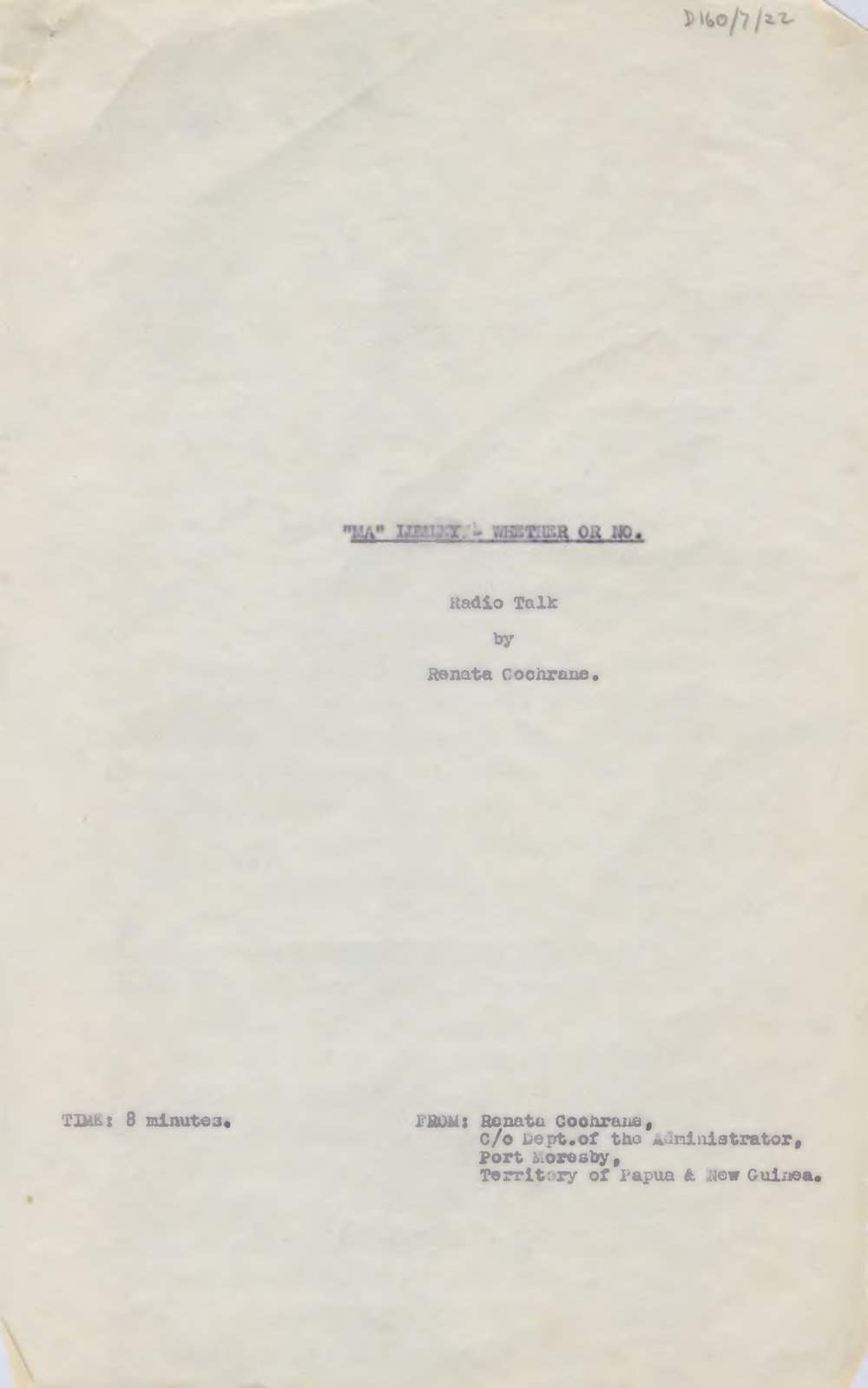 Ma' Lumley - Whether or No