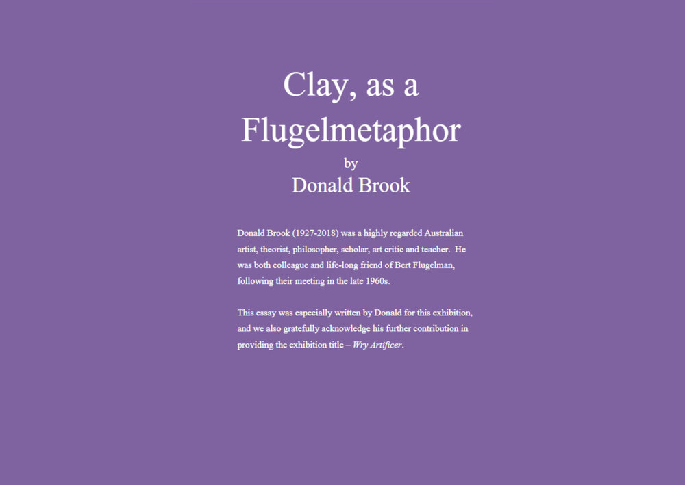 Clay, as a Flugelmetaphor