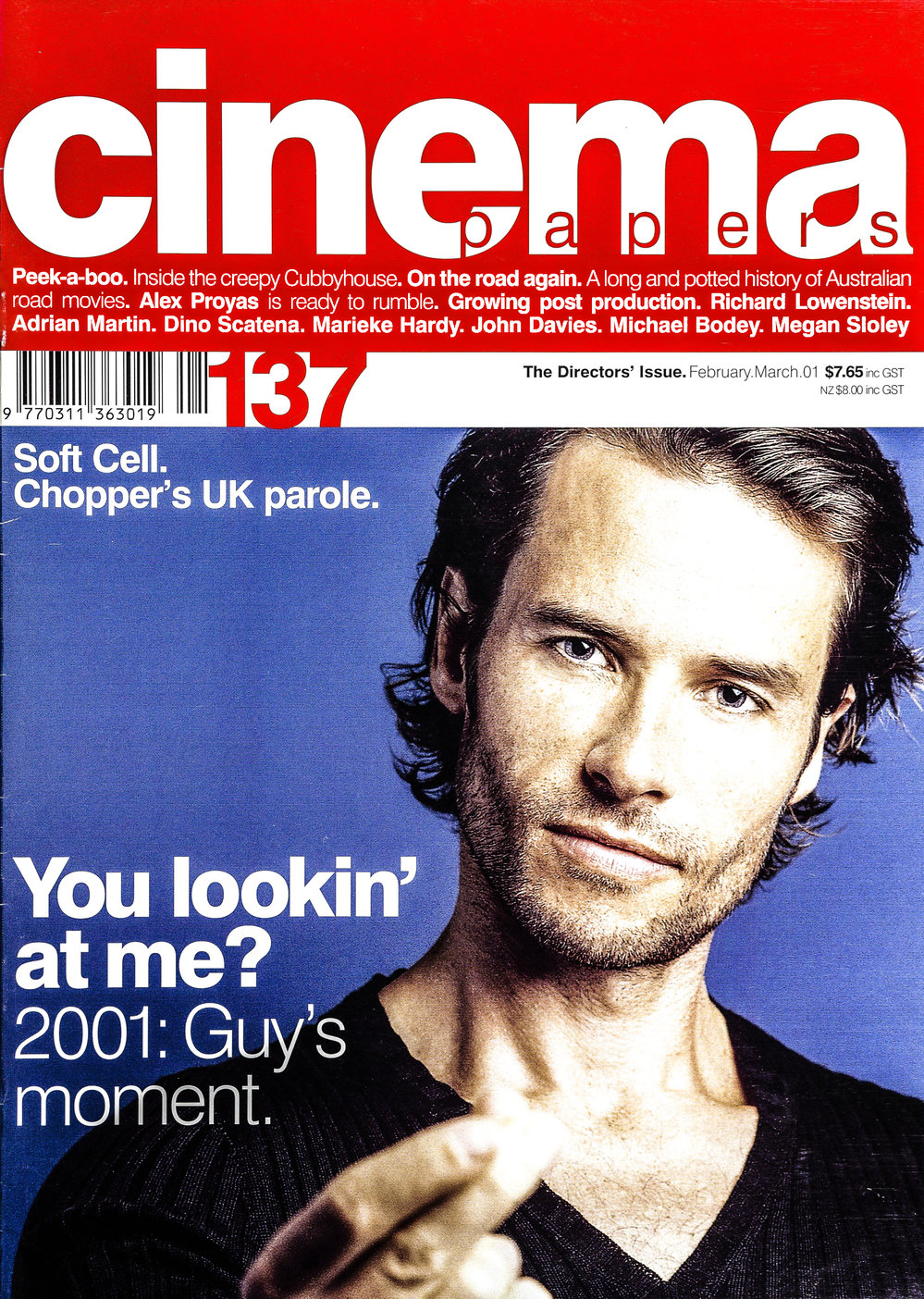Cinema Papers no. 137 February - March 2001