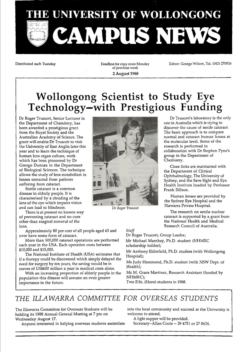 Campus News 2 August 1988  