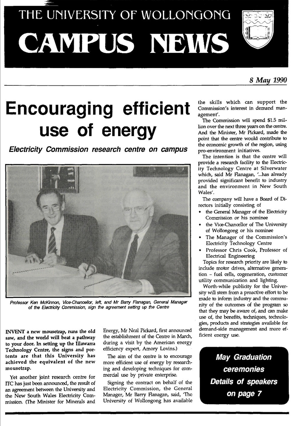 Campus News 8 May 1990