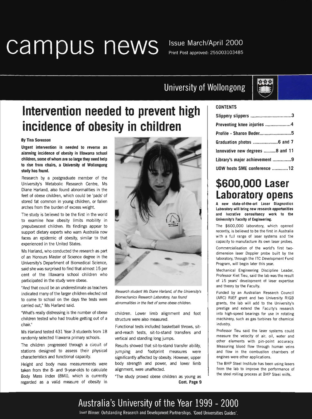 Campus News March/ April 2000 