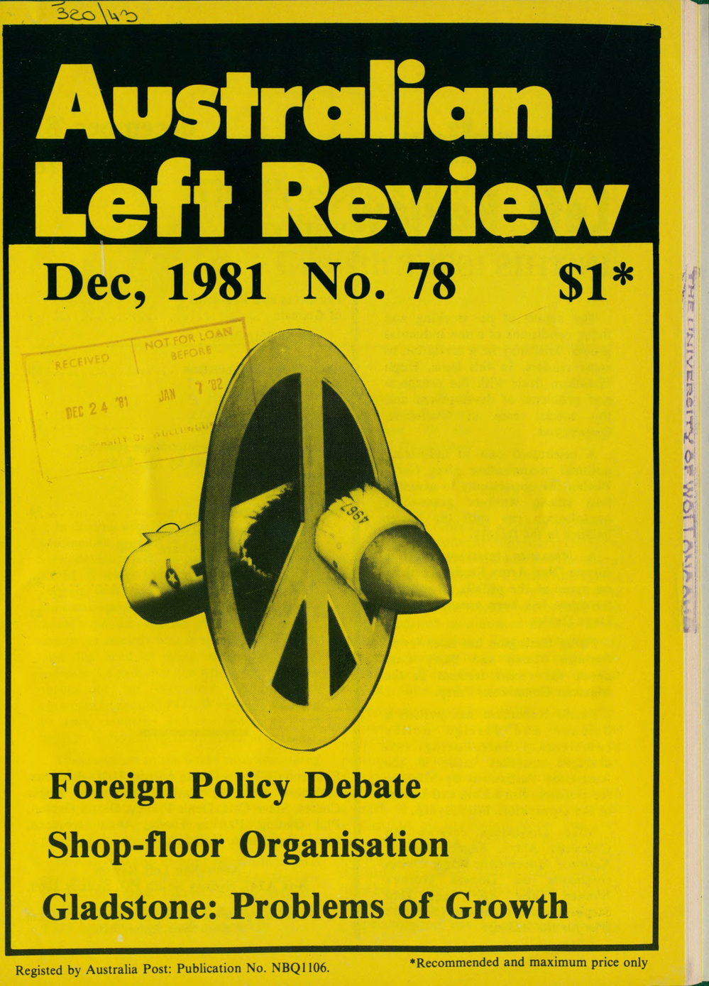 Australian Left Review no. 78 December 1981