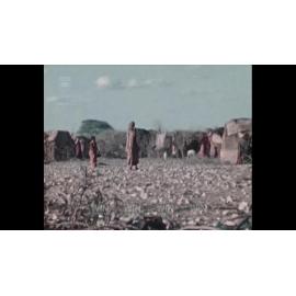 Footage of famine in Africa