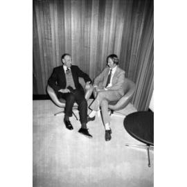 Professor Derham and Vice Chancellor Michael Birt.  n2a_13_11