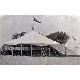 Mission tent and enquiry room