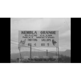 Kembla Grange racecourse meeting off because of rain