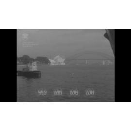 HMAS Queensborough leaves port