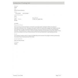 Future Feminist Archive collection guide