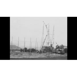 Construction of power line towers