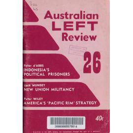 Australian Left Review no. 26 August-September 1970