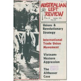 Australian Left Review no. 37 October 1972