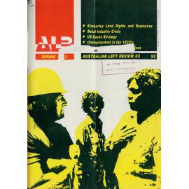 Australian Left Review no. 85 Spring 1983