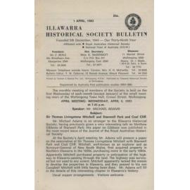 Illawarra Historical Society Bulletin April 1983