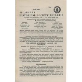 Illawarra Historical Society Bulletin June 1983