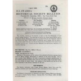 Illawarra Historical Society Bulletin May 1990
