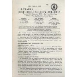 Illawarra Historical Society Bulletin September 1990