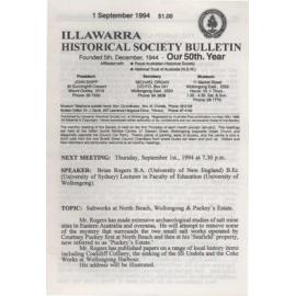 Illawarra Historical Society Bulletin September 1994
