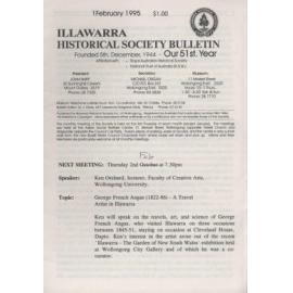 Illawarra Historical Society Bulletin February 1995