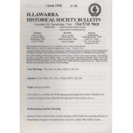 Illawarra Historical Society Bulletin June 1995