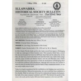 Illawarra Historical Society Bulletin May 1996