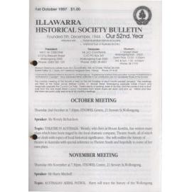 Illawarra Historical Society Bulletin October 1997