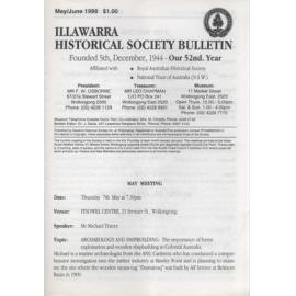 Illawarra Historical Society Bulletin May-June 1998 