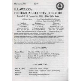 Illawarra Historical Society Bulletin May-June 2000 