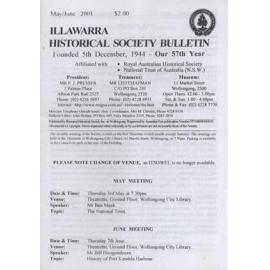 Illawarra Historical Society Bulletin May-June 2001 