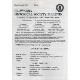 Illawarra Historical Society Bulletin March-April 2002