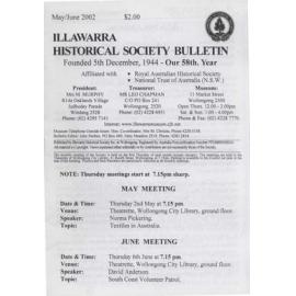 Illawarra Historical Society Bulletin May-June 2002 