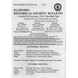 Illawarra Historical Society Bulletin September-October 2004