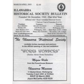 Illawarra Historical Society Bulletin March-April 2005