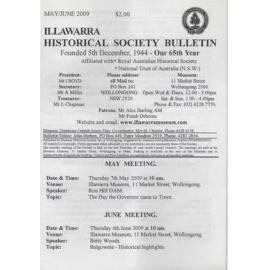 Illawarra Historical Society Bulletin May-June 2009 
