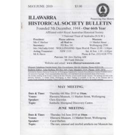 Illawarra Historical Society Bulletin May-June 2010 