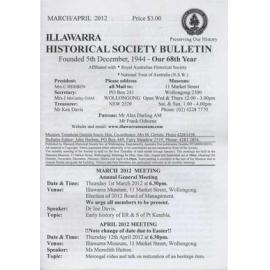Illawarra Historical Society Bulletin March-April 2012