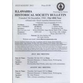 Illawarra Historical Society Bulletin July-August 2012