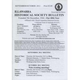Illawarra Historical Society Bulletin September-October 2012