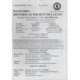 Illawarra Historical Society Bulletin March-April 2013