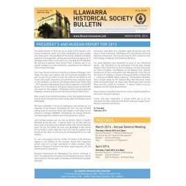 Illawarra Historical Society Bulletin March-April 2014