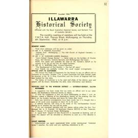 Illawarra Historical Society Bulletin August 1962