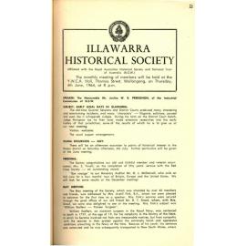 Illawarra Historical Society Bulletin May 1964