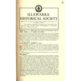 Illawarra Historical Society Bulletin June 1964