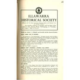 Illawarra Historical Society Bulletin July 1964