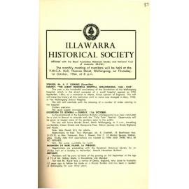 Illawarra Historical Society Bulletin September 1964