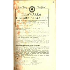 Illawarra Historical Society Bulletin February 1965