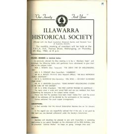 Illawarra Historical Society Bulletin April 1965
