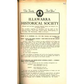 Illawarra Historical Society Bulletin October 1965