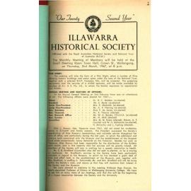 Illawarra Historical Society Bulletin February 1967