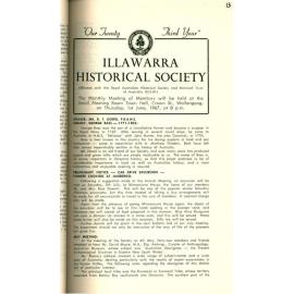 Illawarra Historical Society Bulletin May 1967